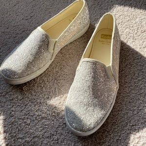 Kate Spade Keds Glitter Slip-ons